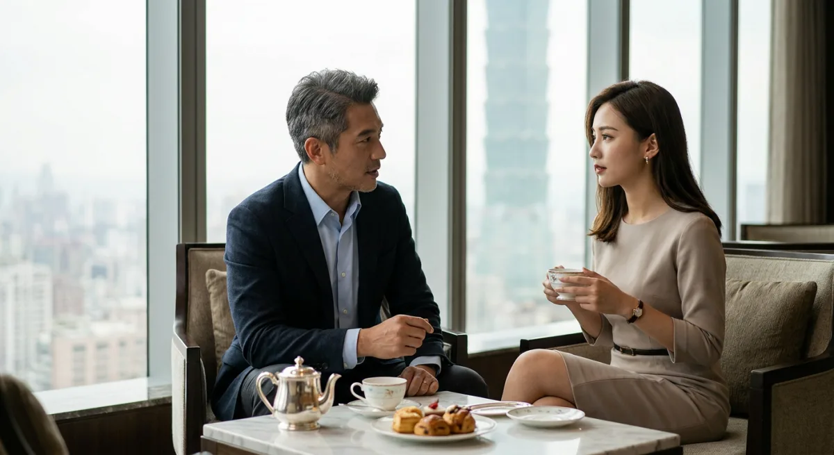 Sugar Dating 關係中討論相處界線的情境插圖